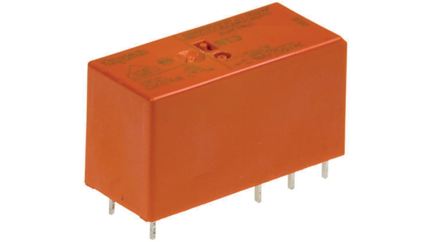 TE Connectivity PCB Mount Non-Latching Relay, 110V dc Coil, 16A Switching Current, SPDT