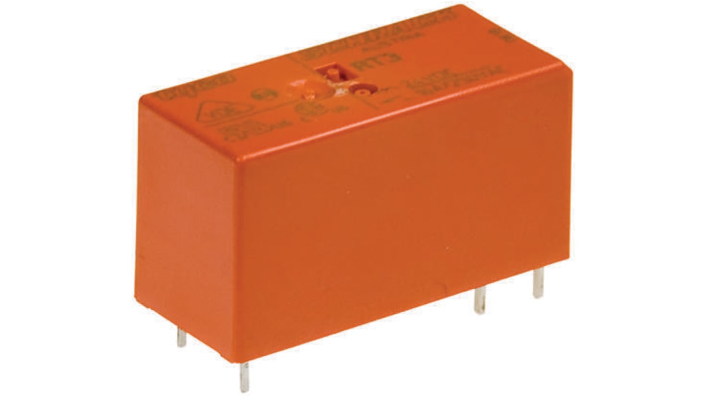 TE Connectivity PCB Mount Latching Power Relay, 24V dc Coil, 16A Switching Current, SPST