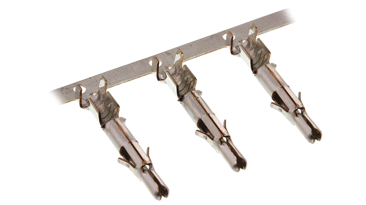 TE Connectivity Universal MATE-N-LOK Series Male Crimp Terminal, 20AWG Min, 14AWG Max