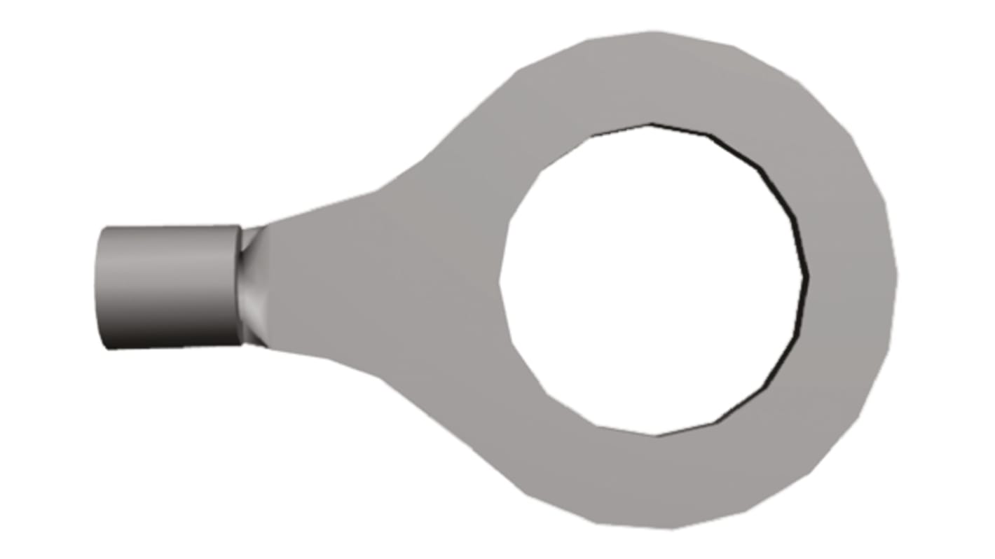 TE Connectivity, SOLISTRAND Uninsulated Ring Terminal, M18 (3/4) Stud Size, 6.6mm² to 10.5mm² Wire Size