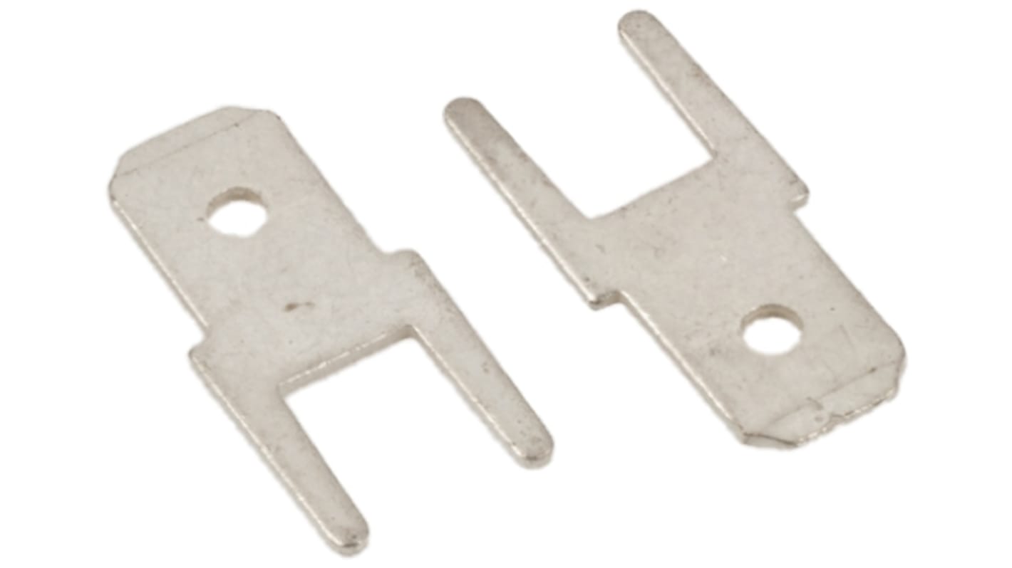 Tab terminal,PCB, FASTON 187, straight