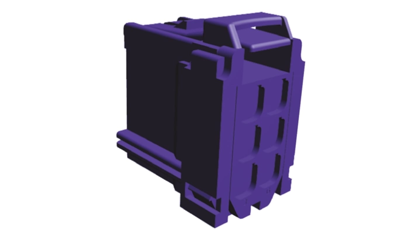 TE Connectivity, AMP MCP 2.8 Female Automotive Connector, 5.5mm Pitch, 6 Way, 3 Row