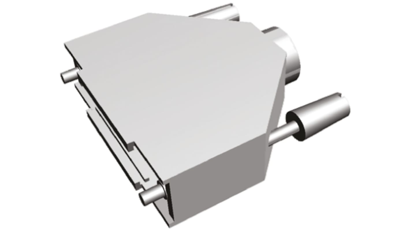 TE Connectivity ADK Series Zinc D Sub Backshell, 25 Way, Strain Relief