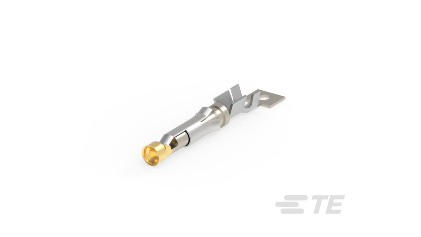 TE Connectivity 圆形连接器插针母座, 压接接线, 18 → 15 AWG线规, 25mm长, 电缆安装, Type III +系列