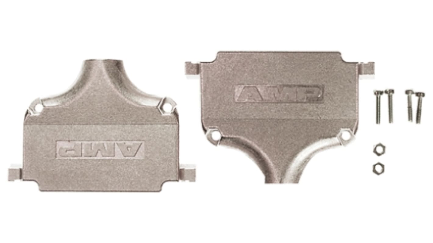 TE Connectivity AMPLIMITE Series Zinc D Sub Backshell, 37 Way
