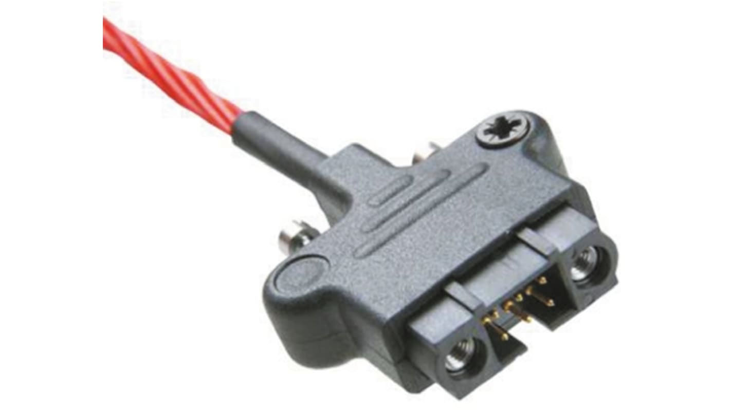 HARWIN Datamate J-Tek Series Straight Through Hole PCB Header, 6 Contact(s), 2.0mm Pitch, 2 Row(s), Shrouded