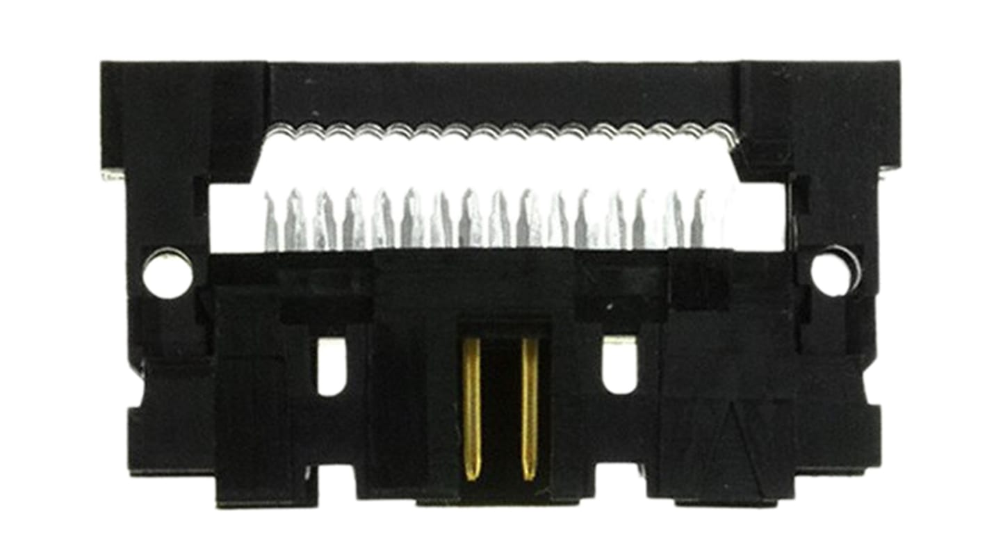 Conector IDC macho TE Connectivity serie AMP-LATCH de 16 vías, paso 2.54mm, 2 filas, Montaje de Cable