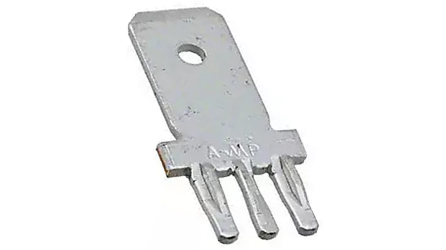 TE Connectivity Male Spade Connector, PCB Tab