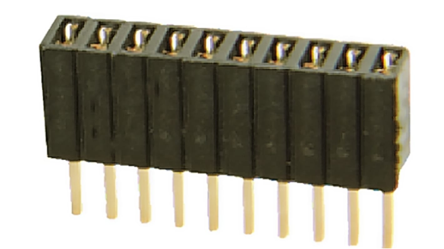 Gniazdo PCB 20 -pinowe 2 -rzędowe raster: 1.27mm Listwa gniazdowa Proste Przewlekany