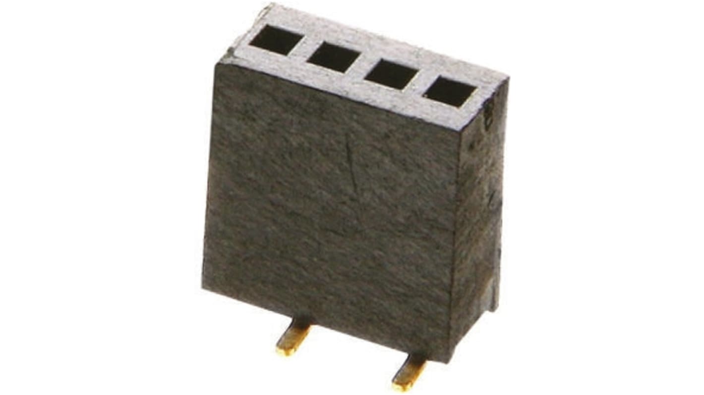 Gniazdo PCB 5 -pinowe raster: 1.27mm Listwa gniazdowa Proste SMD