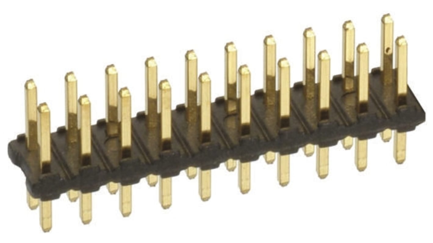 Złącze szpilkowe 4-pinowe raster: 2.54mm 2-rzędowe Amphenol Communications Solutions Przewlekany 3.0A 1,5 kV