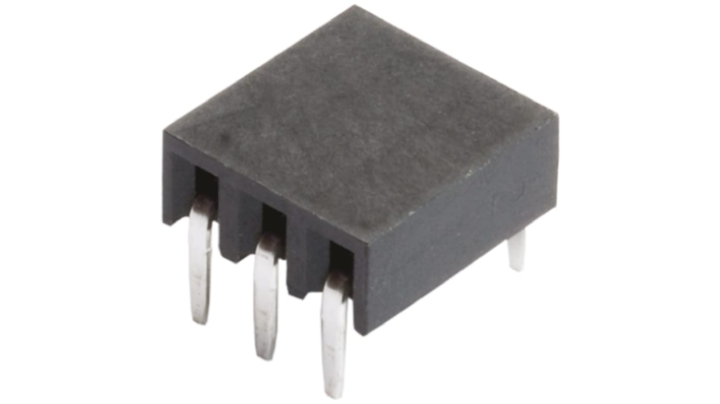 Gniazdo PCB 3 -pinowe raster: 2.54mm Listwa gniazdowa Kąt Proste Przewlekany