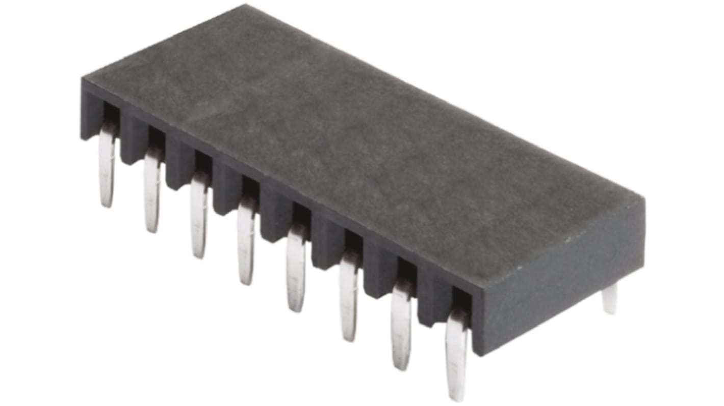 Gniazdo PCB 8 -pinowe raster: 2.54mm Listwa gniazdowa Kąt Proste Przewlekany