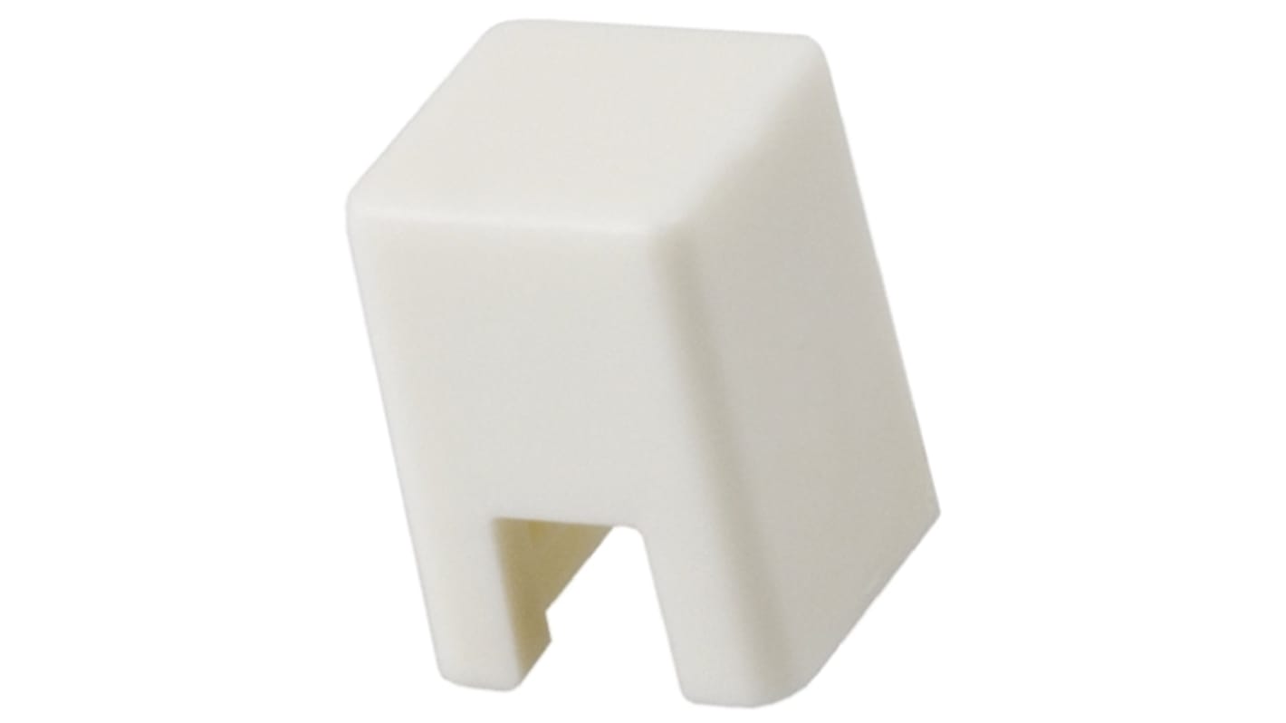 Omron White Tactile Switch Cap for Series B3F-1000, Series B3F-3000, Series B3FS, Series B3W-1000, B32-1060