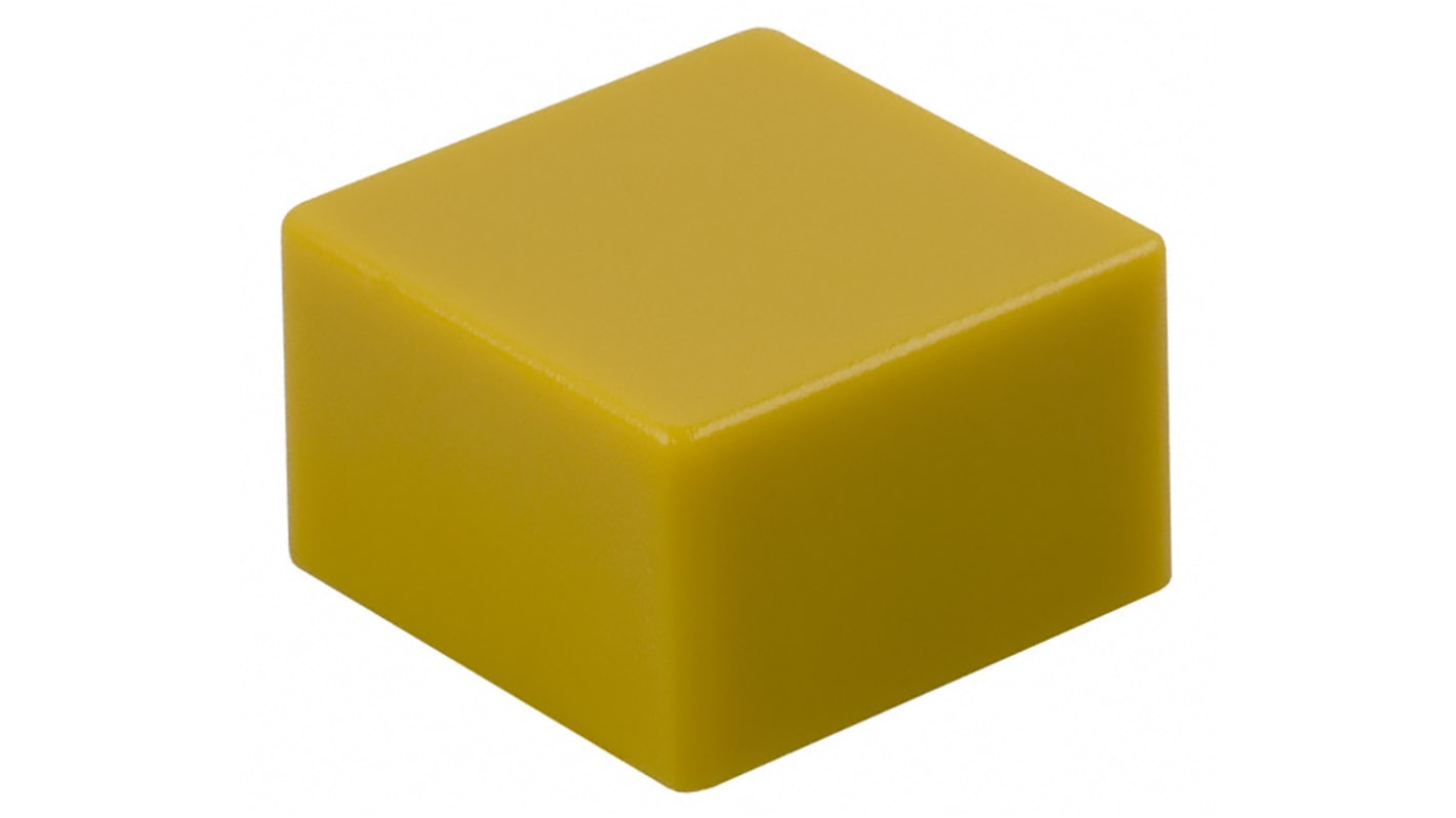 Omron Yellow Tactile Switch Cap for Series B3F-4000, Series B3F-5000, Series B3W-4000, B32-1330