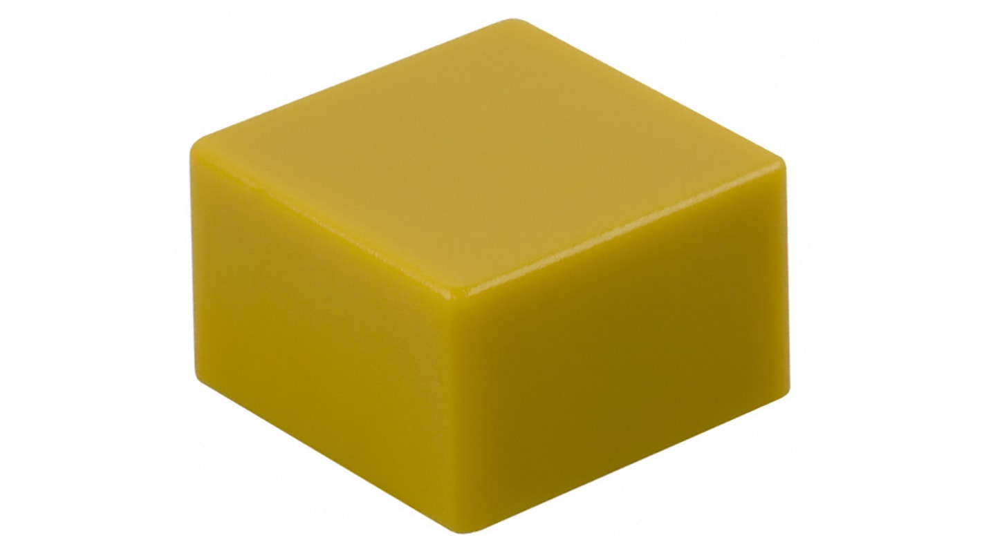 Omron Yellow Tactile Switch Cap for Series B3F-4000, Series B3F-5000, Series B3W-4000, B32-1230