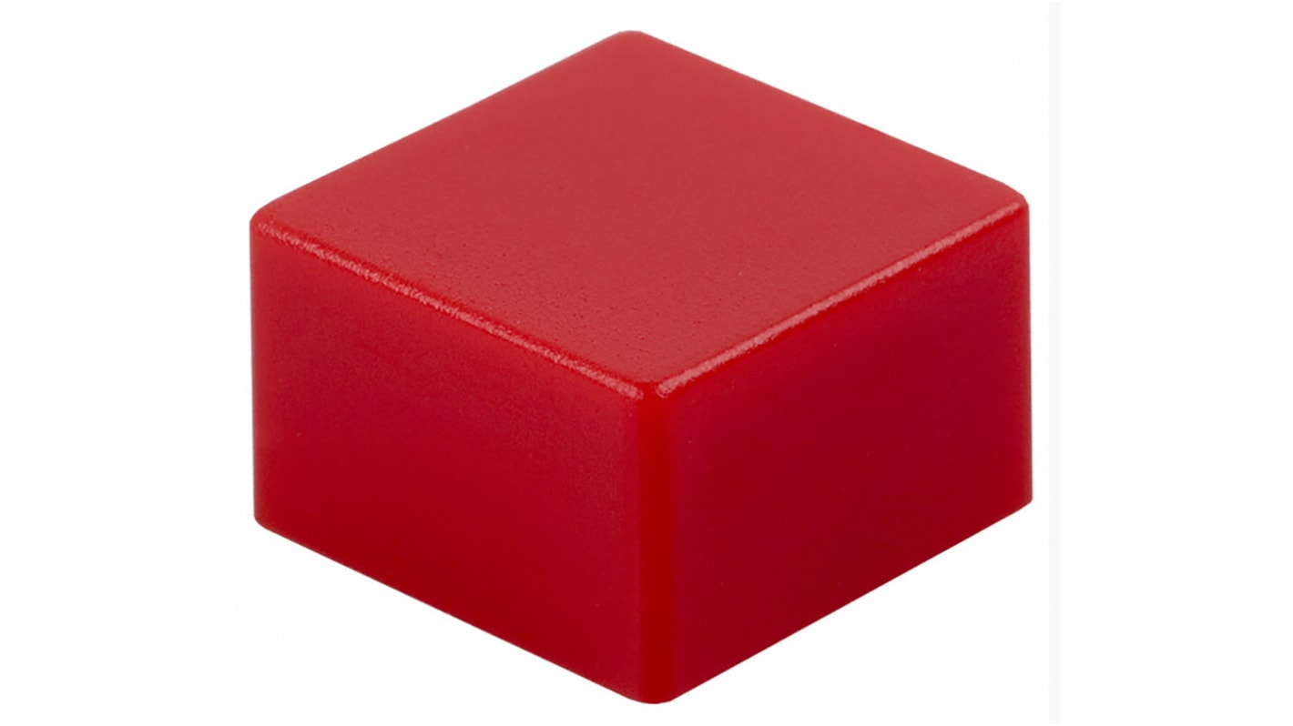 Omron Red Tactile Switch Cap for Series B3F-4000, Series B3F-5000, Series B3W-4000, B32-1280