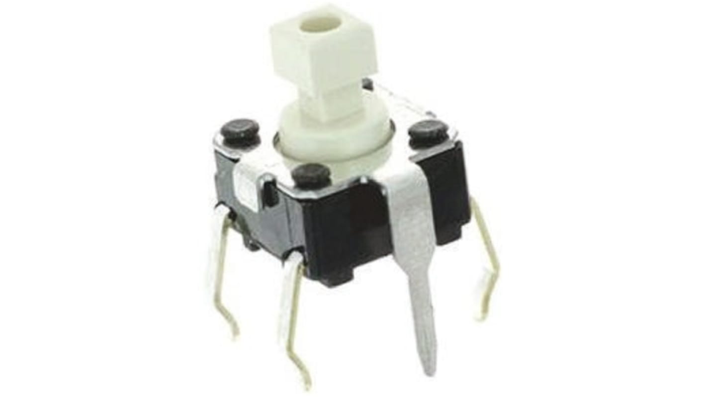 Interruptor táctil tipo Émbolo, contactos SPST 7.3mm, Montaje en orificio pasante