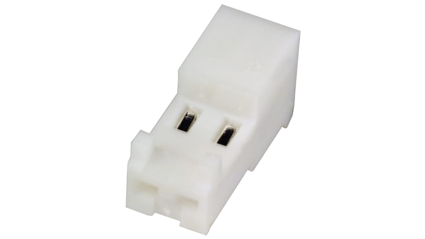 TE Connectivity IDC连接器, 母座, 2p, 2.54mm间距, 电缆安装, IDC端接, 直角, MTA-100系列
