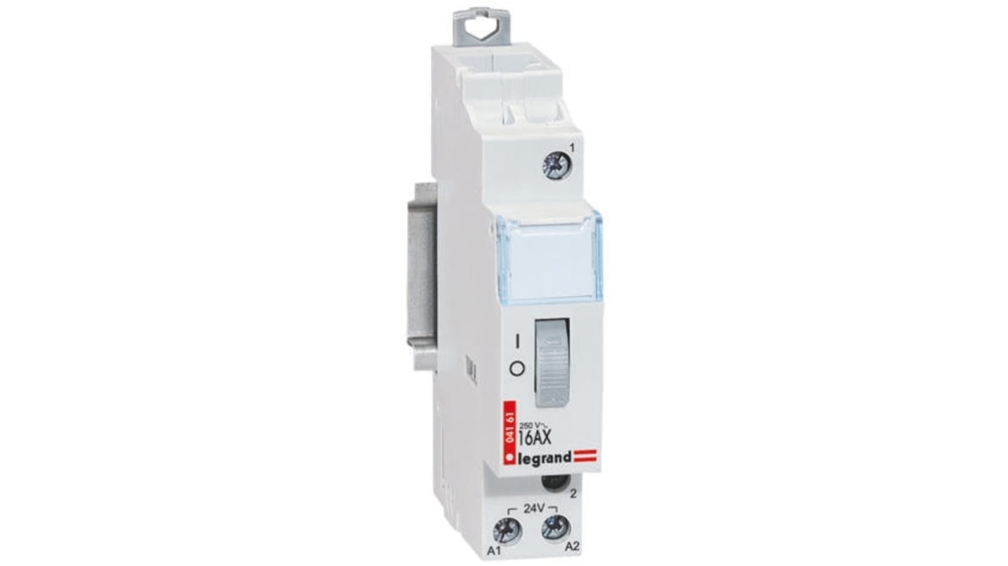 Legrand DIN Rail Power Relay, 230V ac Coil, 16A Switching Current