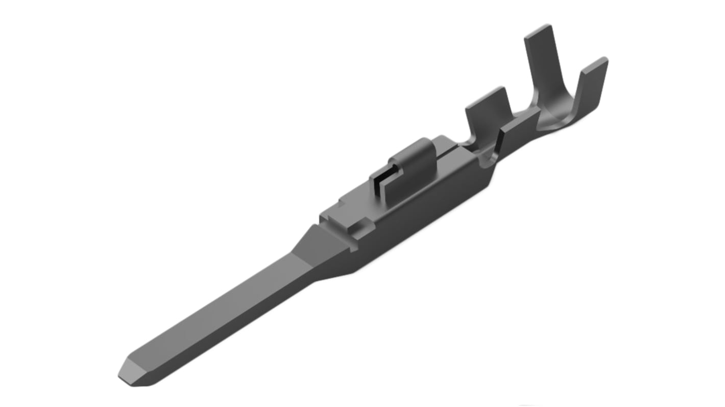 TE Connectivity AMP Universal Power Series Male Crimp Terminal Contact, 26AWG Min, 22AWG Max
