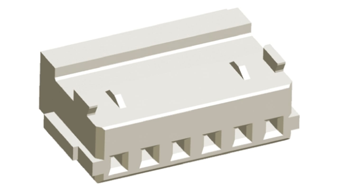 TE Connectivity, AMP Mini CT Female Connector Housing, 1.5mm Pitch, 7 Way, 1 Row