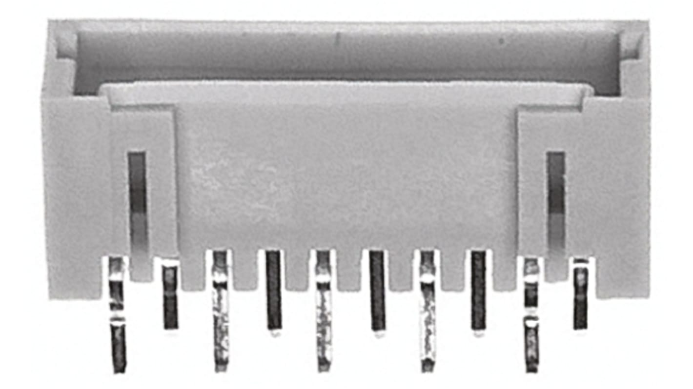 TE Connectivity AMP Mini CT Series Straight Through Hole PCB Header, 10 Contact(s), 1.5mm Pitch, 1 Row(s), Shrouded