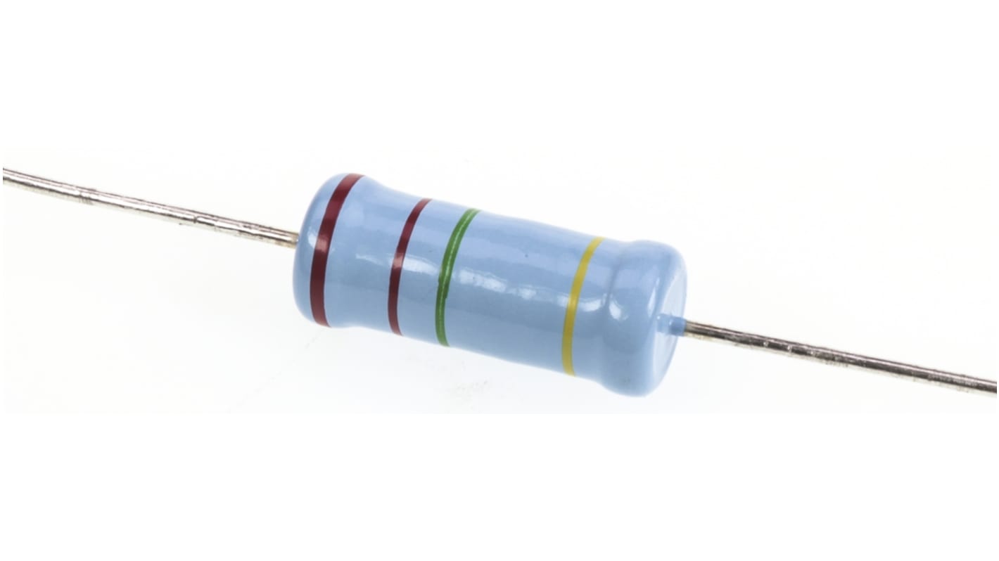 Vishay 金属釉电阻, 2.2MΩ, 1W, ±5%容差, ±200ppm/°C, VR68系列