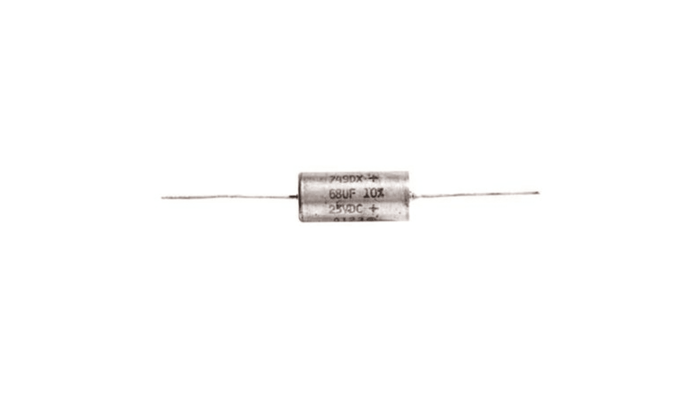 Vishay CTS13  Kondensator, MnO2, 1μF, 40V dc THT, ±10%, °C