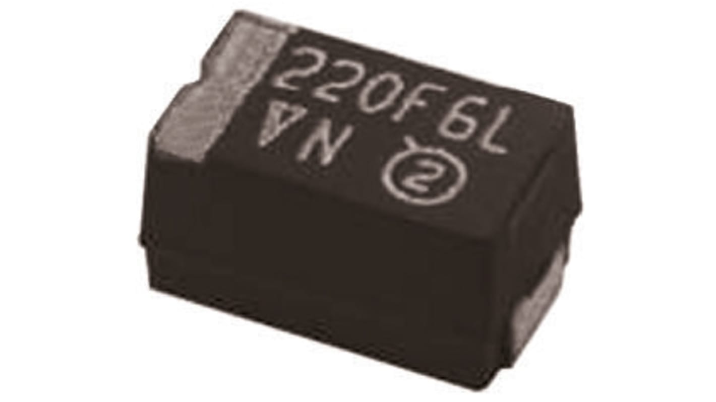 Vishay 1μF MnO2 Tantalum Capacitor 50V dc, 893D Series