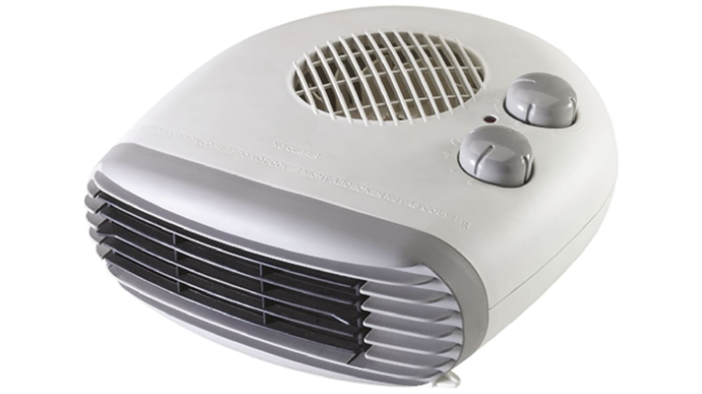RS PRO 2kW Fan Heater, Floor Mounted, Type G - British 3-pin