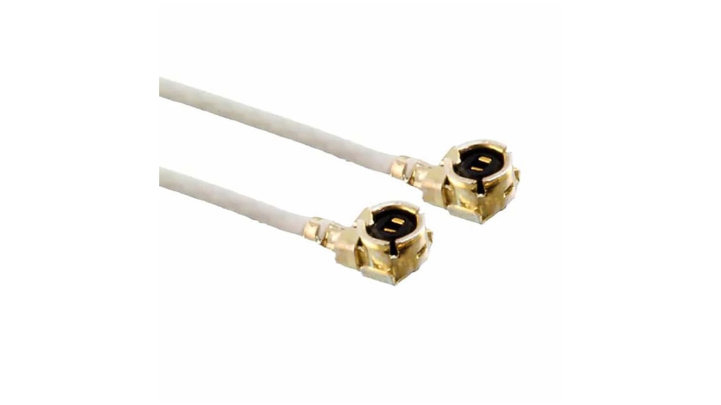 Hirose U.FL Series Series Female U.FL to Female U.FL Coaxial Cable, 200mm, Terminated