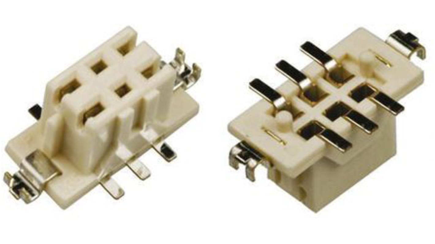 Gniazdo PCB 8 -pinowe 2 -rzędowe raster: 2mm Listwa gniazdowa Proste SMD