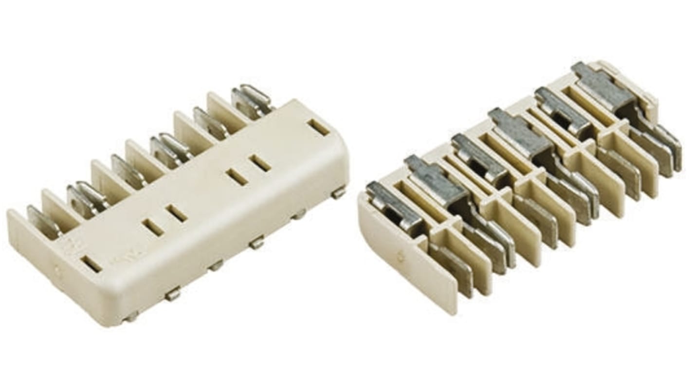 TE Connectivity Hermaphroditic Series Board to Board, Surface Mount, 6A
