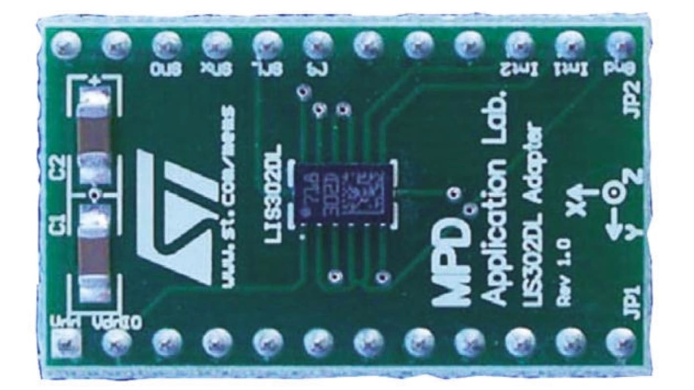 STMicroelectronics Accelerometer Sensor Adapter Board for LIS302DL STEVAL-MKI109V eMotion Motherboard