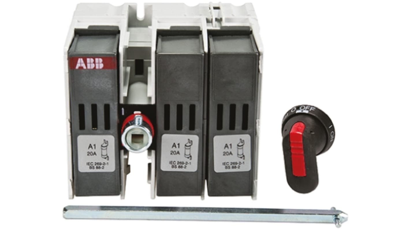 ABB Fuse Switch Disconnector, 4 Pole, 32A Max Current