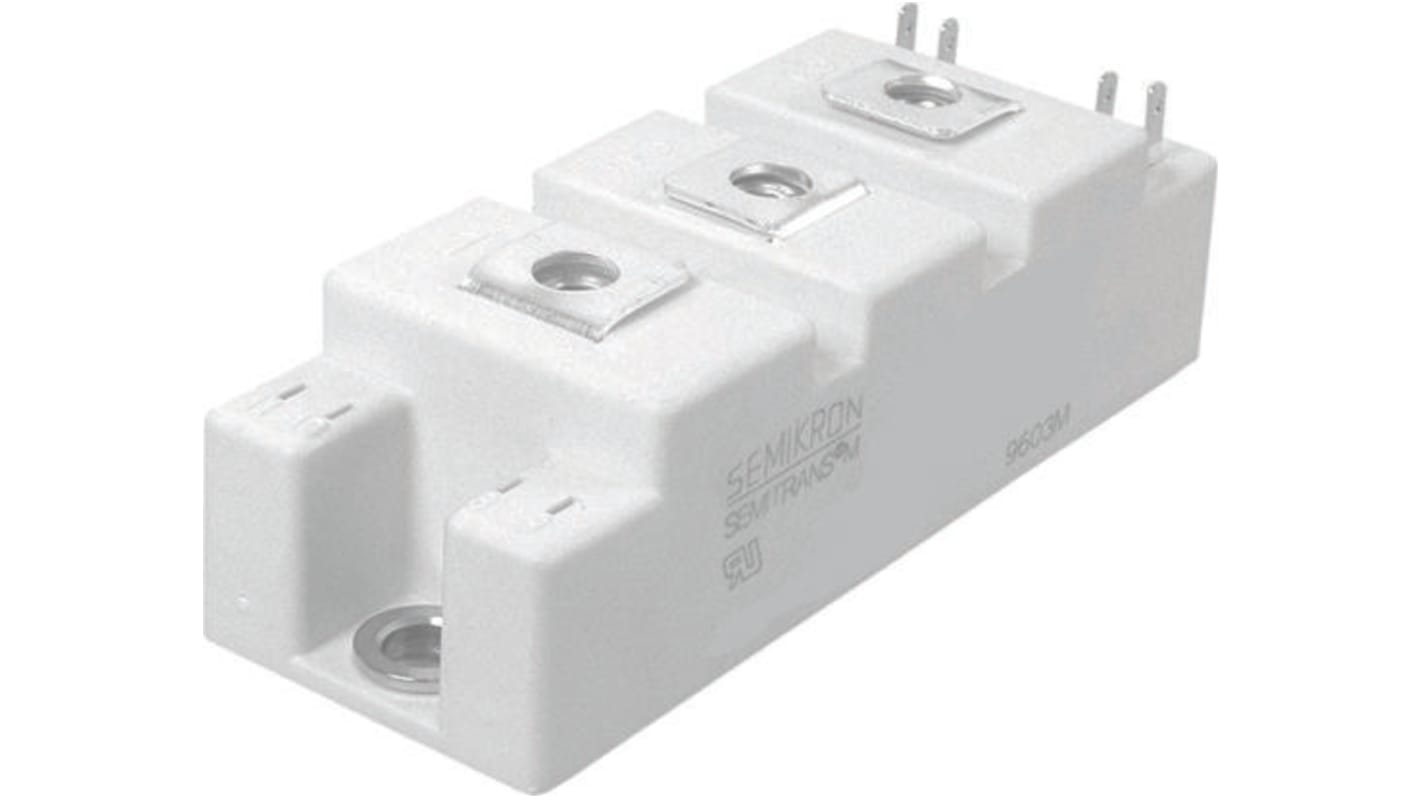 Semikron Danfoss SKM150GAR12T4 Single IGBT Module, 232 A 1200 V, 5-Pin SEMITRANS2, Panel Mount
