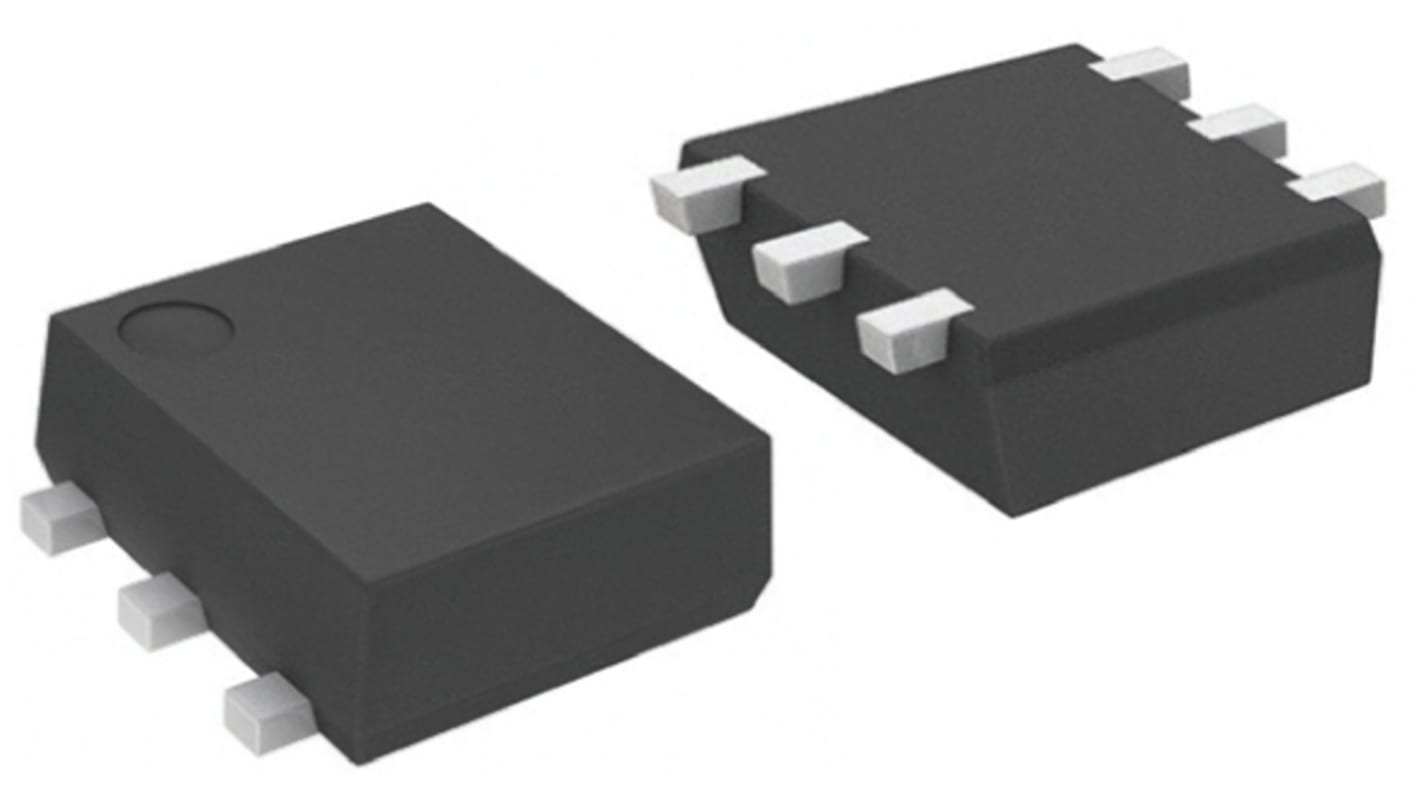 onsemi Dual N-Channel MOSFET, 280 mA, 20 V, 6-Pin SOT-963 NTUD3170NZT5G