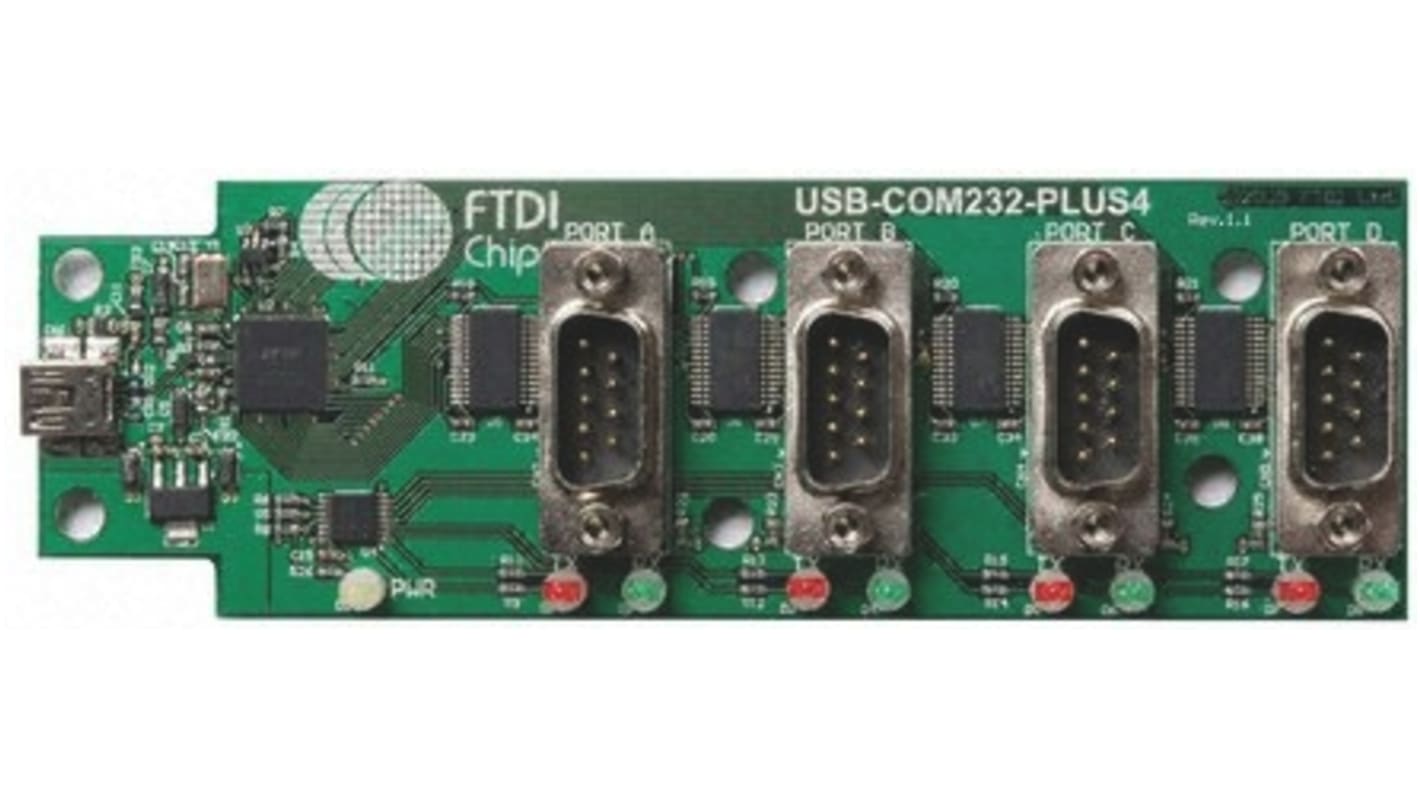 Kit de desarrollo FTDI Chip USB-COM232-PLUS4