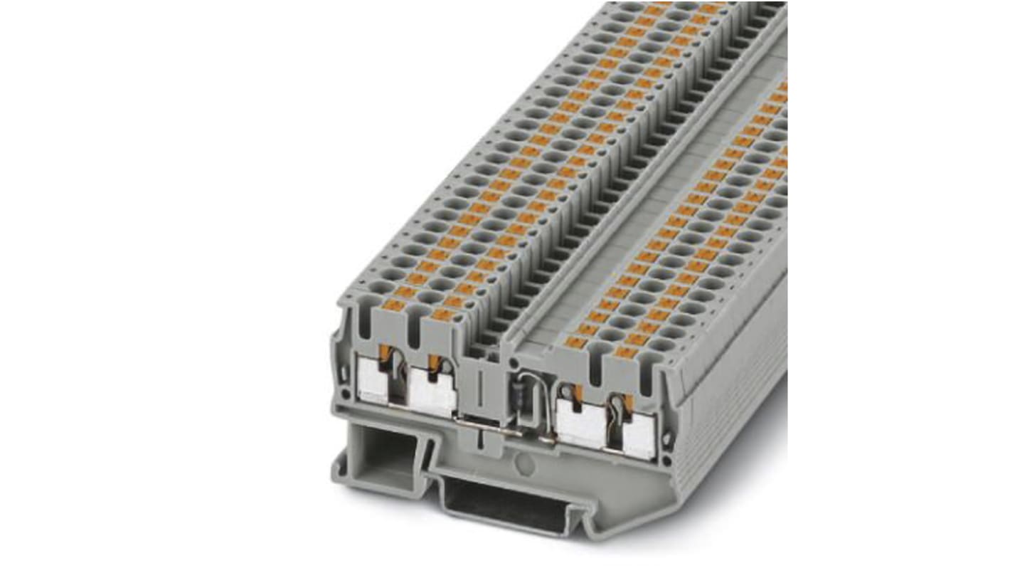 Phoenix Contact 3210266 PT 2.5-QUATTRO-DIO/L-R Series Grey, 0.14 → 4mm², Single-Level, Push In Termination
