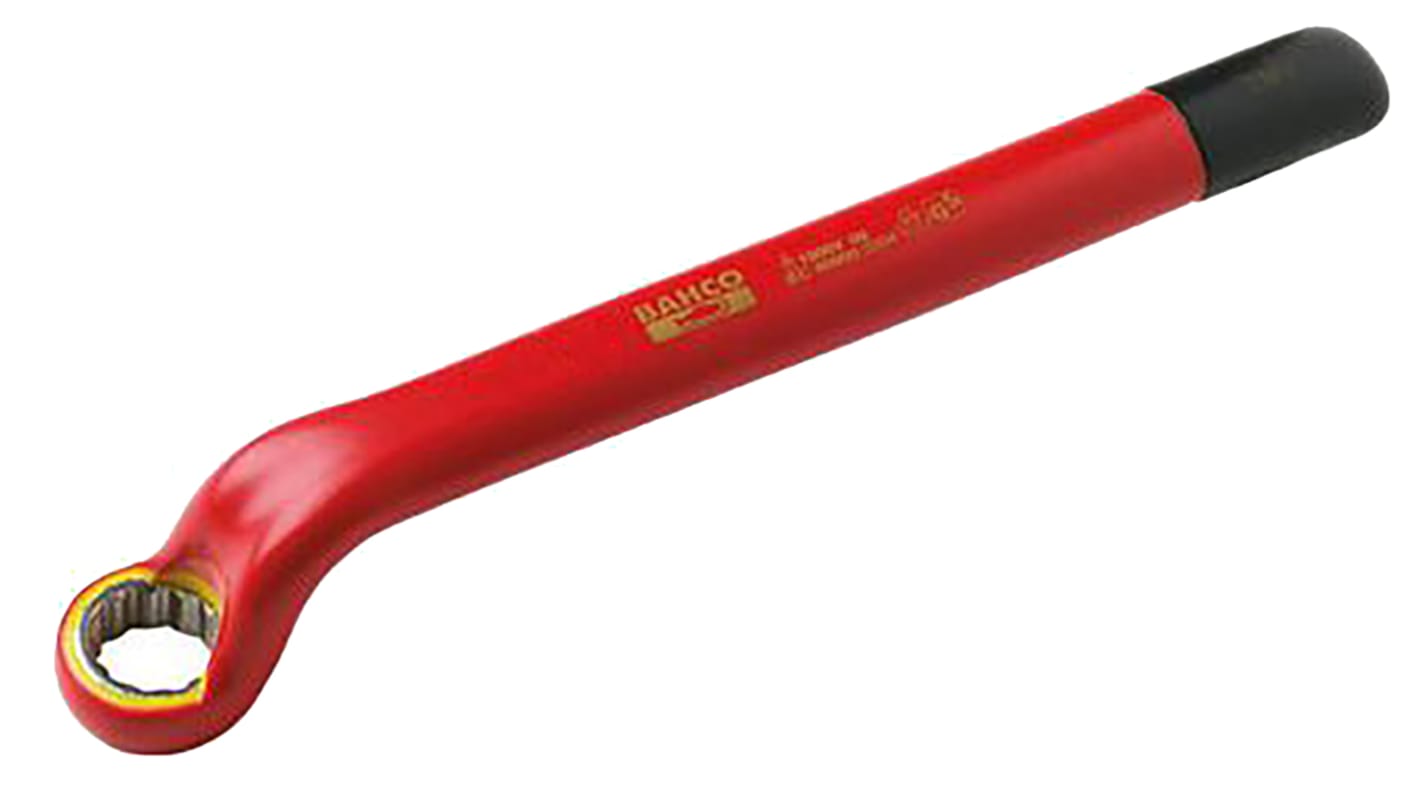 Bahco Offset Ring Spanner, 15mm, Metric, 195 mm Overall, VDE/1000V
