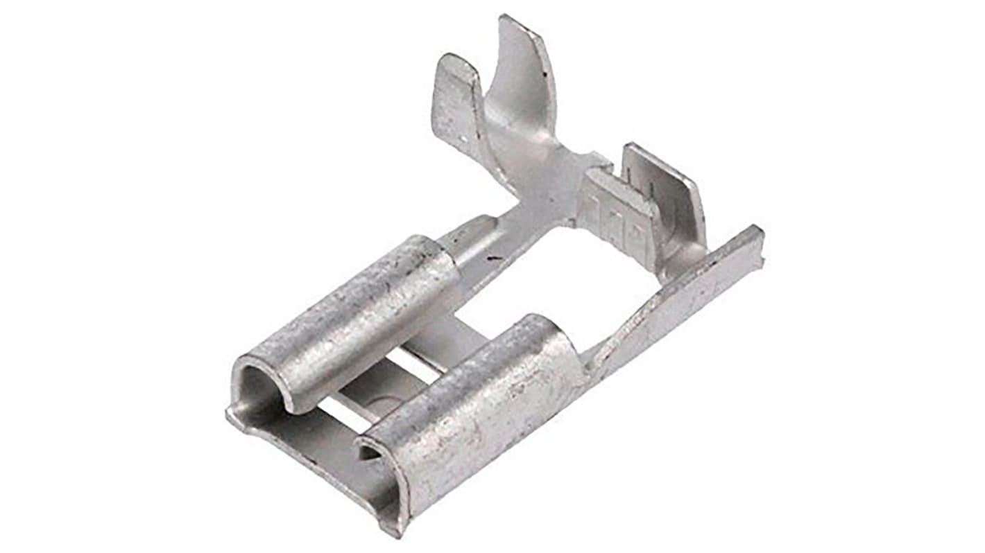 JST 裸旗形端子母座, 6.35 x 0.8mm接片, 线规0.5mm²至1mm², 镀锡黄铜触点, LFO系列