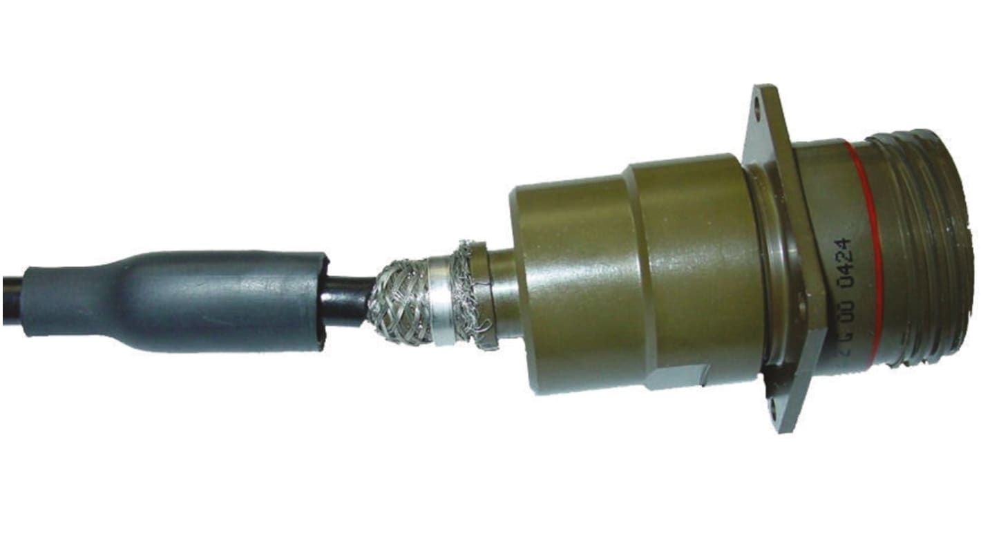 Amphenol Socapex RJFTV Series Female RJ45 Connector, Panel Mount, Cat5e, 360° EMI Shield Straight 1 Port 8 -Way