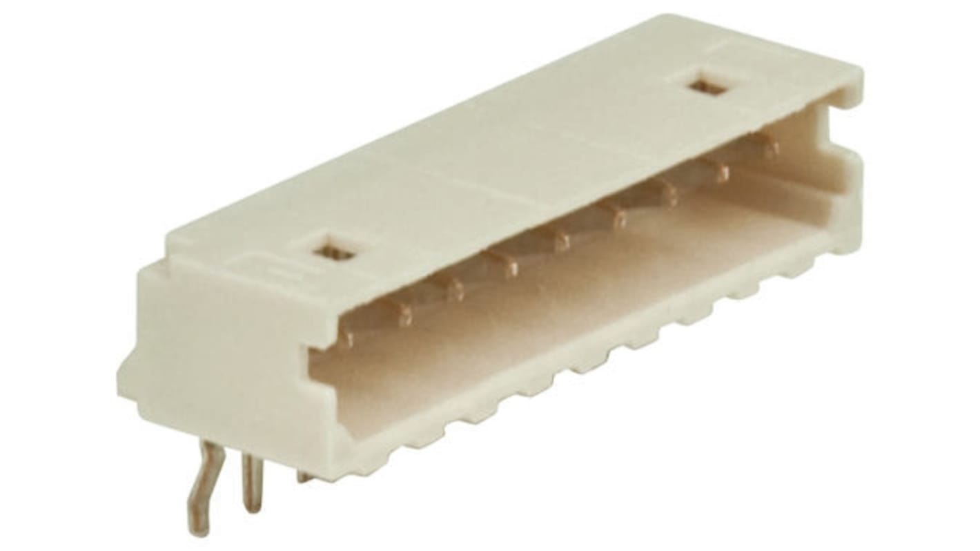 Molex MicroBlade Leiterplatten-Stiftleiste gewinkelt, 5-polig / 1-reihig, Raster 2.0mm, Kabel-Platine,