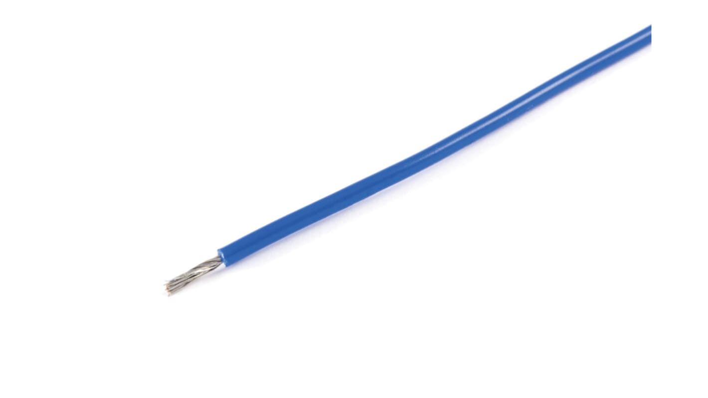 AXINDUS KY33 Series Blue 1.34 mm² Hook Up Wire, 16 AWG, 19/0.3 mm, 200m, PVC Insulation, KY33A05B