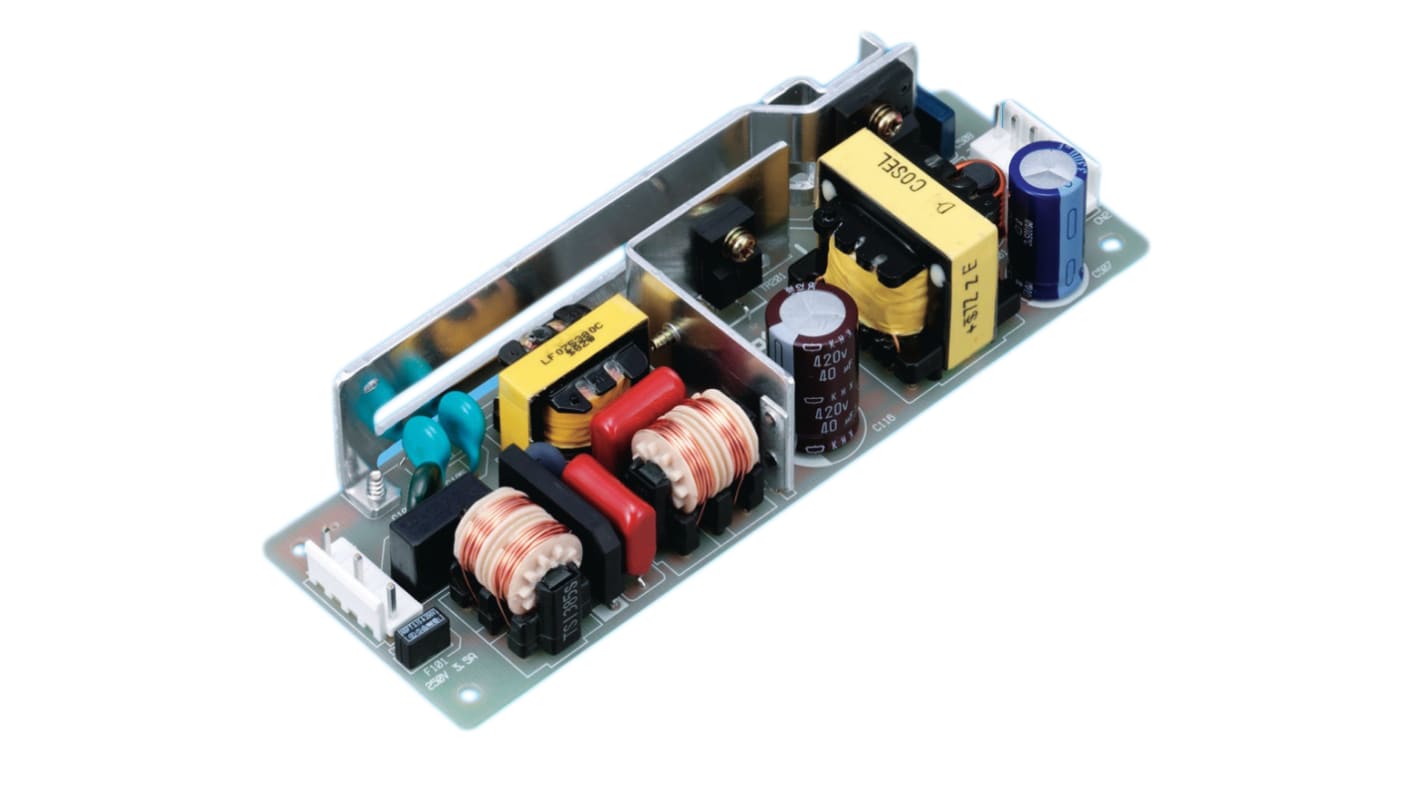 Cosel Switching Power Supply, LFA75F-5, 5V dc, 15A, 75W, 1 Output, 85 → 264V ac Input Voltage