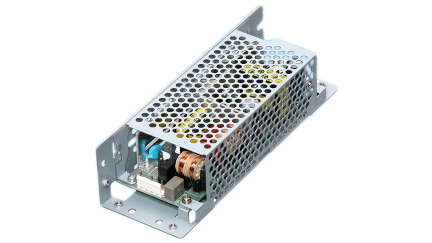 Cosel Switching Power Supply, LFA75F-15-SN, 15V dc, 5A, 75W, 1 Output, 85 → 264V ac Input Voltage