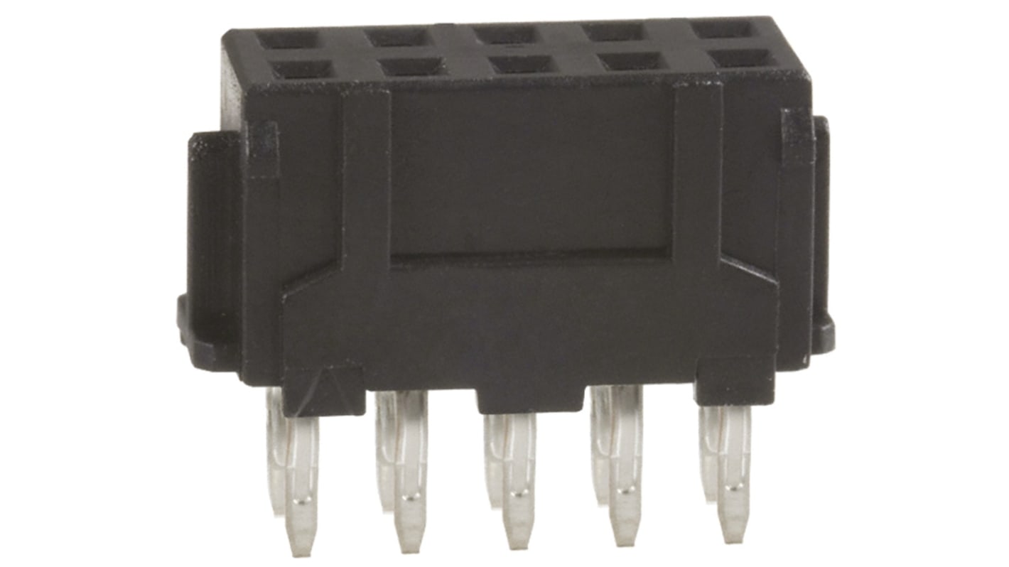 Gniazdo PCB 10 -pinowe 2 -rzędowe raster: 2.0mm Proste Przewlekany
