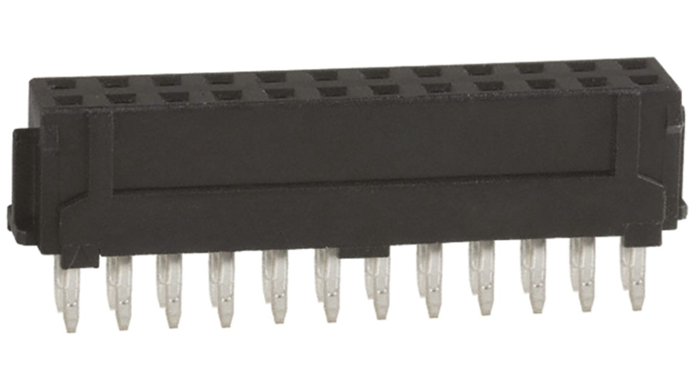 Gniazdo PCB 24 -pinowe 2 -rzędowe raster: 2.0mm Proste Przewlekany
