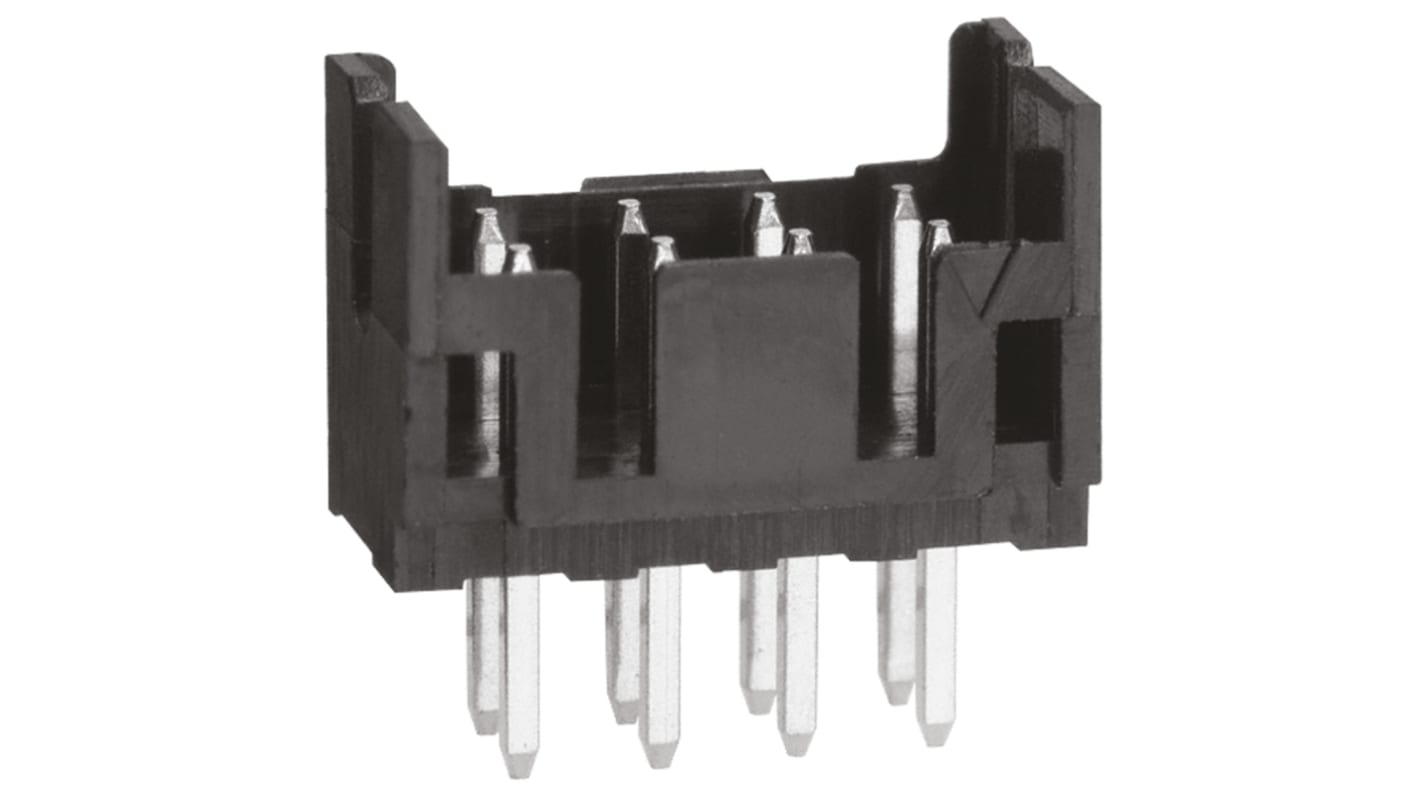 Hirose 8p双排排针 直向板对板, 线对板连接器, 2.0mm间距, 2.0A, 250.0 V, THT安装, DF11系列